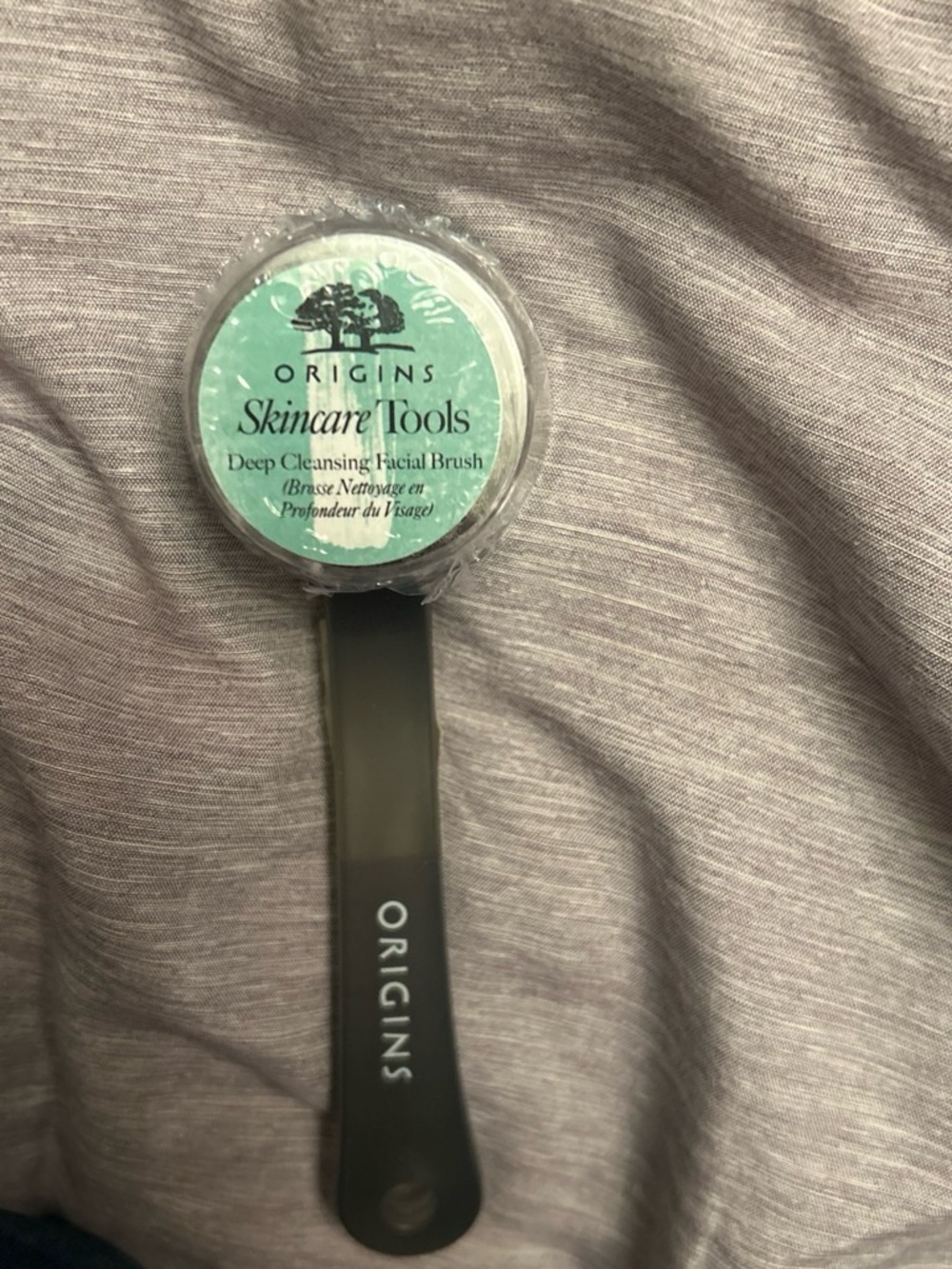 NWT Origins Skincare Tools Deep Cleansing Facial Brush — Mint/Black